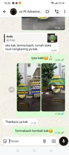 Testimonial Papan Bunga Pernikahan pik 2