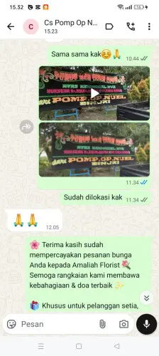 Testimonial Papan Bunga pik 2